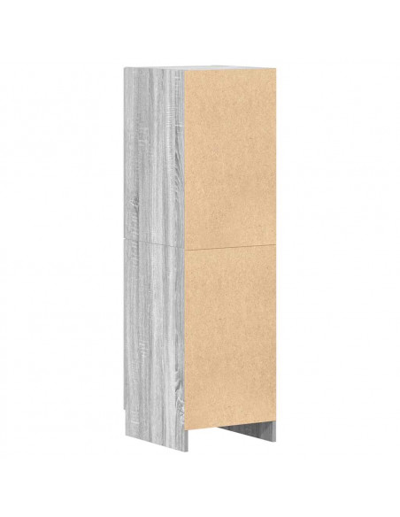 Armadietto Cucina Grigio Sonoma 38x41,5x131,5 cm in Legno