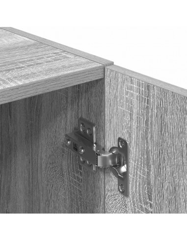 Armadietto Cucina Grigio Sonoma 38x41,5x131,5 cm in Legno