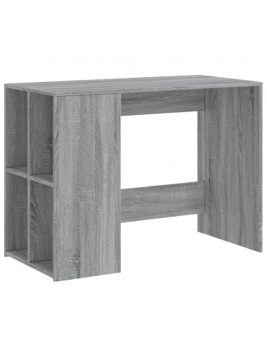 Scrivania Grigio Sonoma 102x50x75 cm in Legno Multistrato