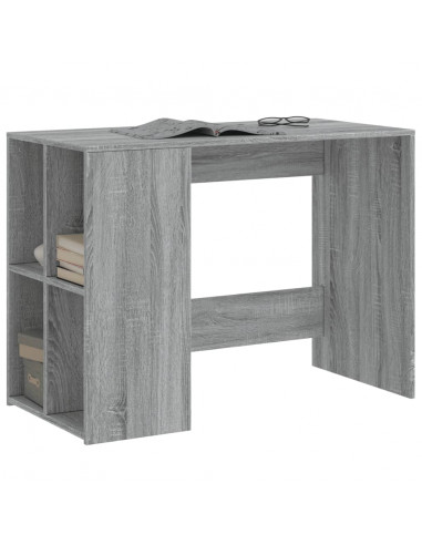 Scrivania Grigio Sonoma 102x50x75 cm in Legno Multistrato