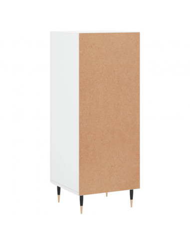 Credenza Bianca 34,5x34x90 cm in Legno Multistrato