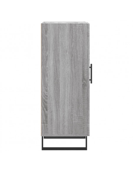 Credenza Grigio Sonoma 34,5x34x90 cm in Legno Multistrato