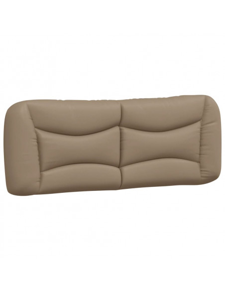 Cuscino Testiera Cappuccino 120 cm in Similpelle