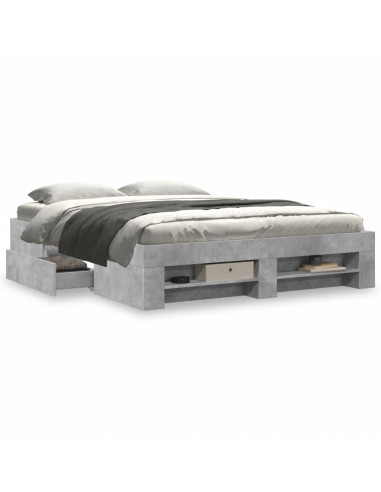 Giroletto Grigio Cemento 160x200 cm in Legno Multistrato