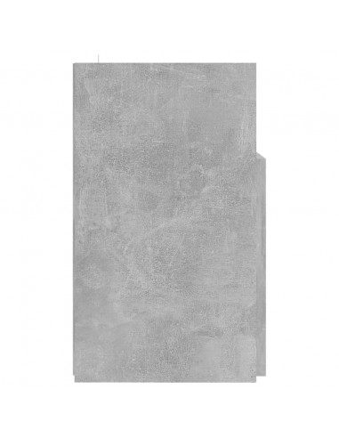 Mobile Porta TV con Luci LED Grigio Cemento 120x30x50 cm