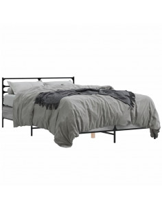 Giroletto Grigio Sonoma 120x190 cm in Legno Multistrato Metallo 2