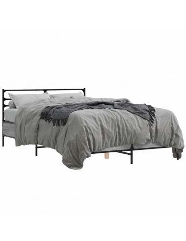 Giroletto Grigio Sonoma 120x190 cm in Legno Multistrato Metallo