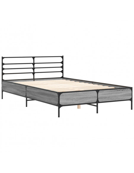 Giroletto Grigio Sonoma 120x190 cm in Legno Multistrato Metallo