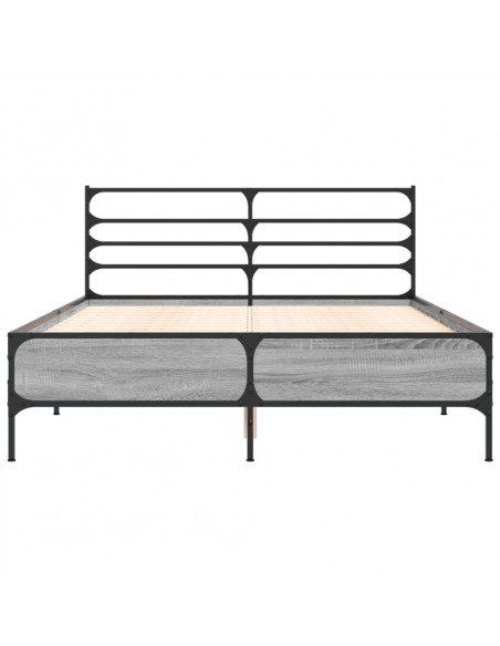 Giroletto Grigio Sonoma 120x190 cm in Legno Multistrato Metallo
