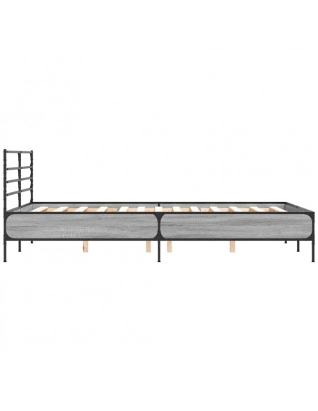 Giroletto Grigio Sonoma 120x190 cm in Legno Multistrato Metallo