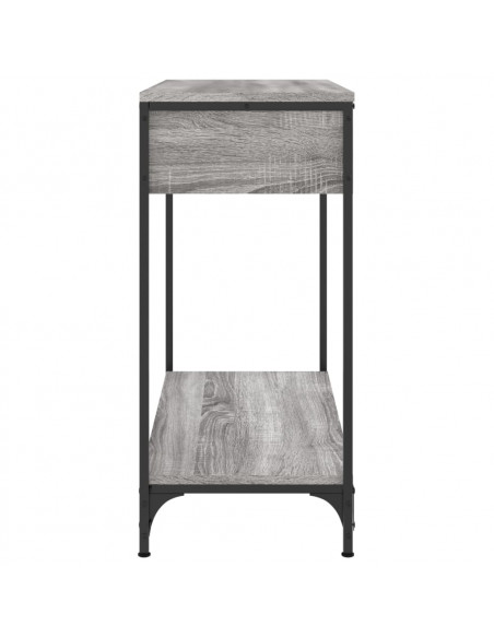 Tavolino Consolle Grigio Sonoma 75x34,5x75cm Legno Multistrato