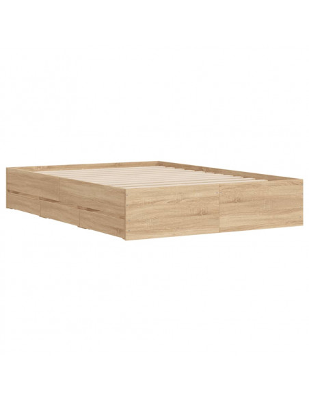 Giroletto Cassetti Rovere Sonoma 120x200 cm Legno Multistrato