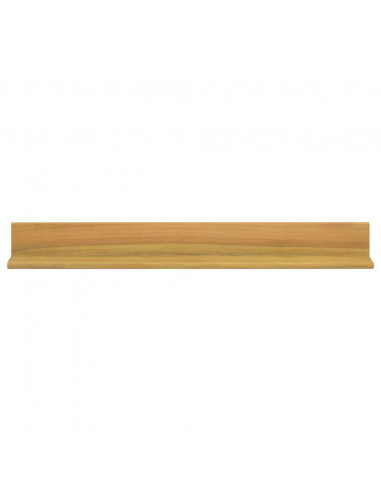 Mensole da Parete 2 pz 90x10x10 cm in Legno Massello di Teak