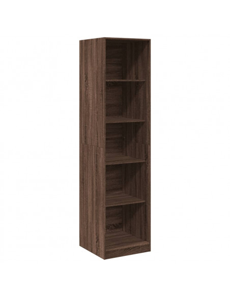Armadio Rovere Marrone 50x50x200 cm in Legno Multistrato