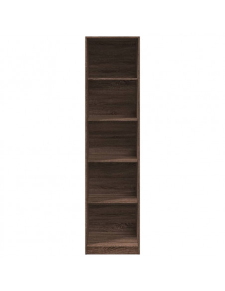 Armadio Rovere Marrone 50x50x200 cm in Legno Multistrato