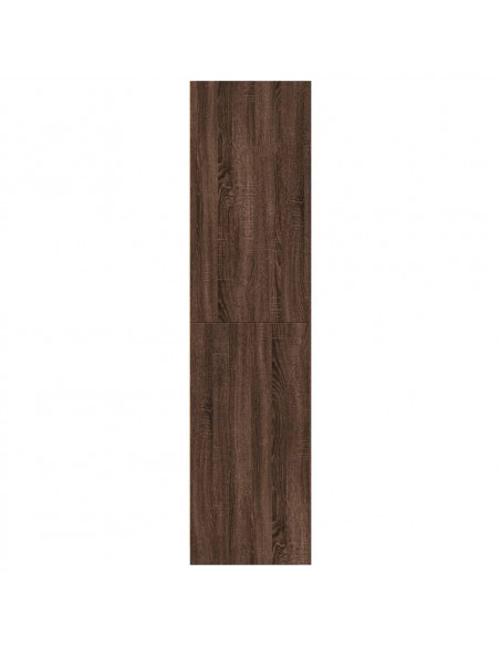 Armadio Rovere Marrone 50x50x200 cm in Legno Multistrato