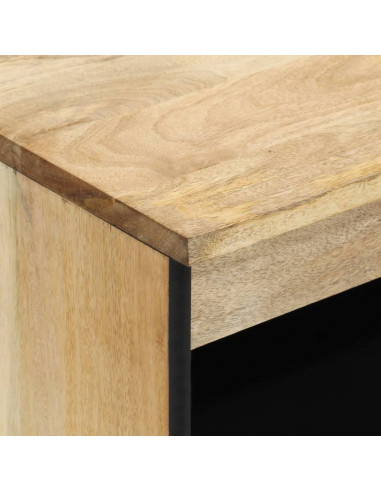 Credenza 60x33x75 cm in Legno Massello di Mango