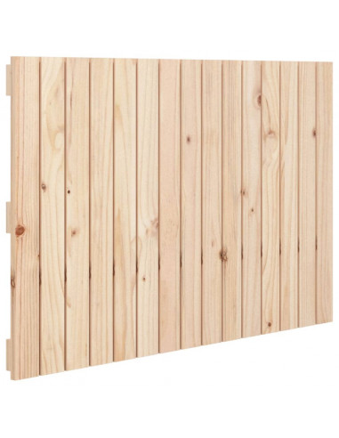 Testiera da Parete 95,5x3x60 cm in Legno Massello di Pino