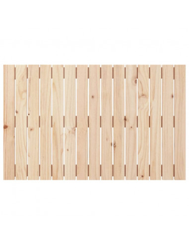Testiera da Parete 95,5x3x60 cm in Legno Massello di Pino