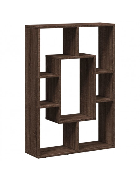 Libreria Rovere Marrone 63x20x90 cm in Truciolato