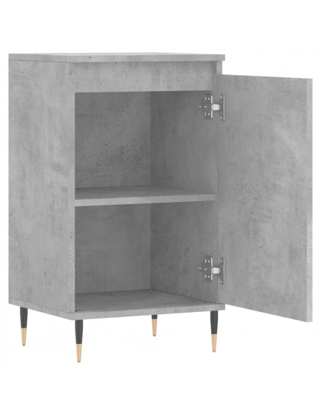 Credenze 2 pz Grigio Cemento 40x35x70 cm in Legno Multistrato
