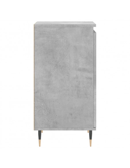 Credenze 2 pz Grigio Cemento 40x35x70 cm in Legno Multistrato