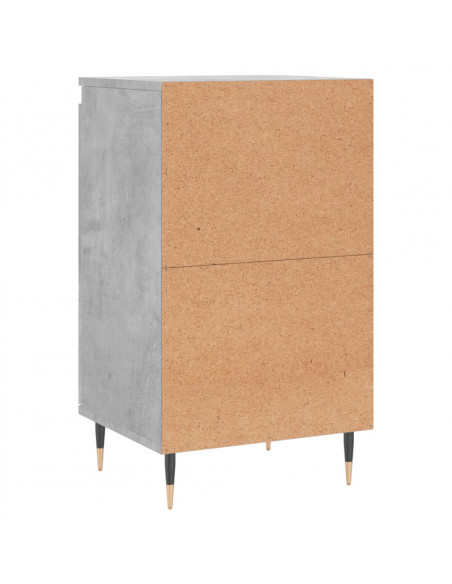 Credenze 2 pz Grigio Cemento 40x35x70 cm in Legno Multistrato