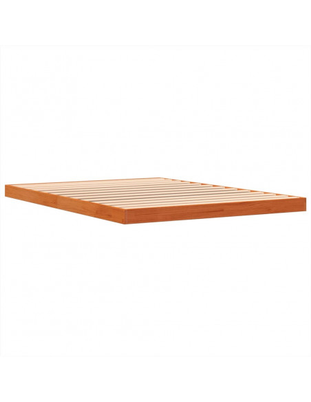 Giroletto Marrone Cera 135x190 cm in Legno Massello di Pino