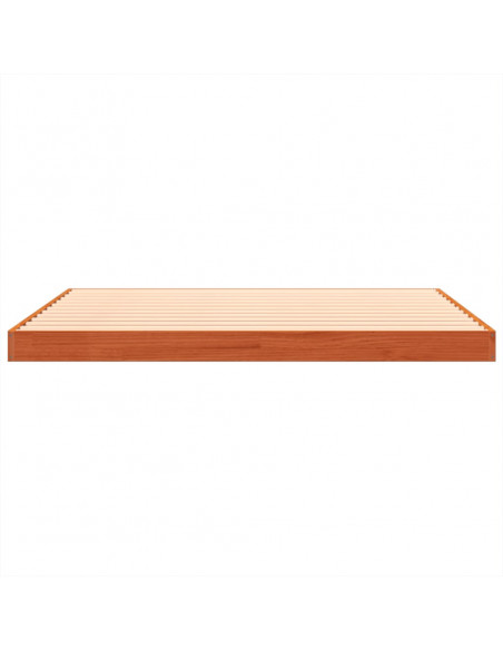 Giroletto Marrone Cera 135x190 cm in Legno Massello di Pino