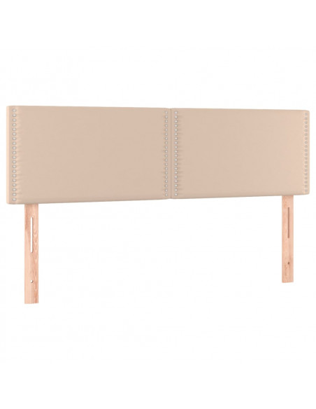 Testiere 2 pz Cappuccino 72x5x78/88 cm in Similpelle