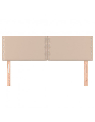 Testiere 2 pz Cappuccino 72x5x78/88 cm in Similpelle