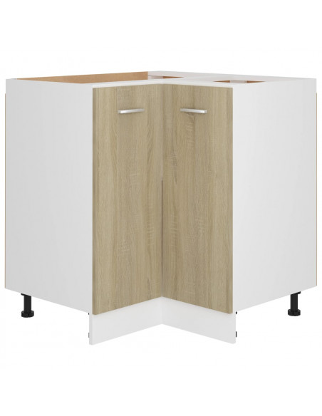 Mobile Angolare Rovere Sonoma 75,5x75,5x80,5 cm Multistrato