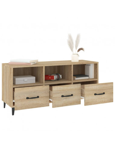 Mobile Porta TV Rovere Sonoma 102x35x50 cm Legno Multistrato