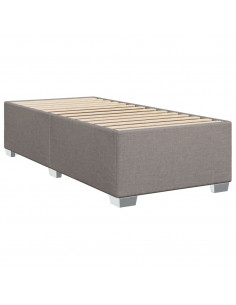 Giroletto a Molle con Materasso Tortora 100x200 cm in Tessuto 2