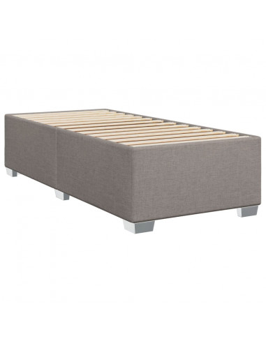 Giroletto a Molle con Materasso Tortora 100x200 cm in Tessuto