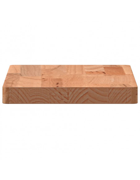 Mensola a Parete 40x20x2,5 cm in Legno Massello di Faggio