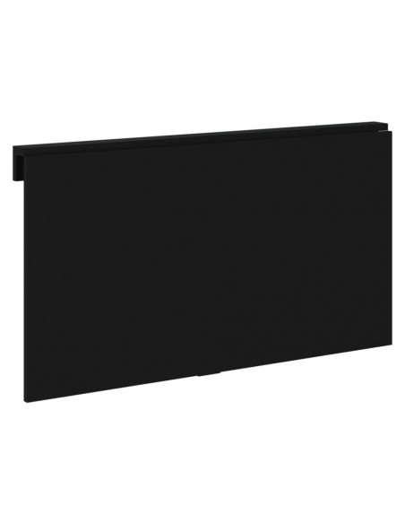 Tavolino da Parete Pieghevole Nero 110x38x75 cm in Multistrato