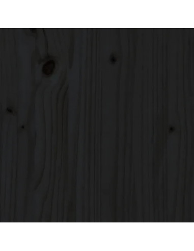 Giroletto Nero 75x190 cm Small Single in Legno Massello