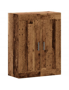 Mobile a Parete Legno Antico 69,5x34x90 cm in Truciolato 2