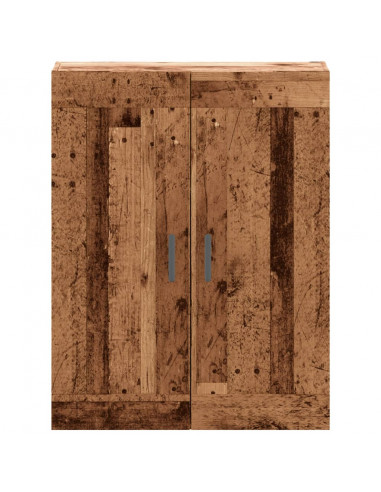 Mobile a Parete Legno Antico 69,5x34x90 cm in Truciolato