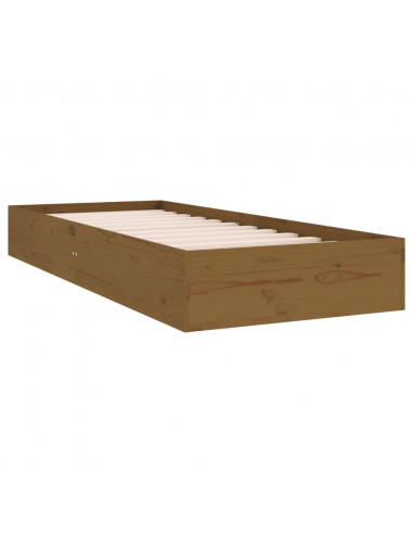 Giroletto Miele in Legno Massello 75x190 cm Small Single