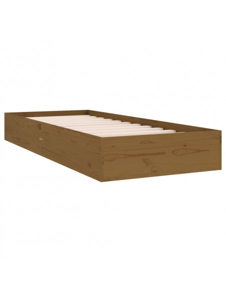 Giroletto Miele in Legno Massello 75x190 cm Small Single