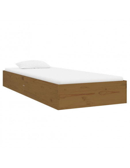 Giroletto Miele in Legno Massello 75x190 cm Small Single