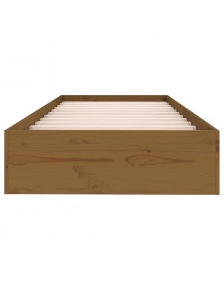 Giroletto Miele in Legno Massello 75x190 cm Small Single