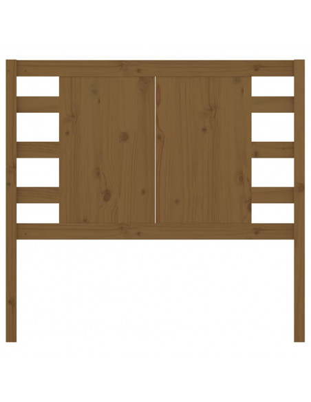 Testiera Miele 96x4x100 cm in Legno Massello di Pino
