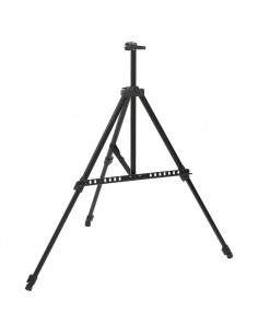 Cavalletto Espositivo Regolabile Nero in Metallo 2