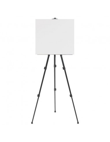 Cavalletto Espositivo Regolabile Nero in Metallo