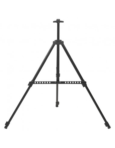 Cavalletto Espositivo Regolabile Nero in Metallo