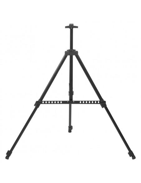 Cavalletto Espositivo Regolabile Nero in Metallo