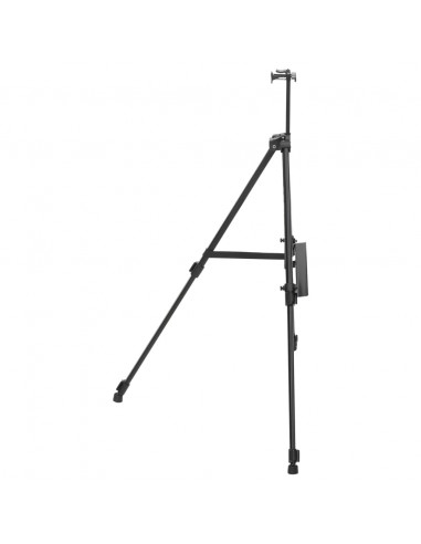 Cavalletto Espositivo Regolabile Nero in Metallo